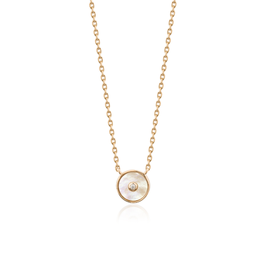 Glintz Pearlescent Round Necklace