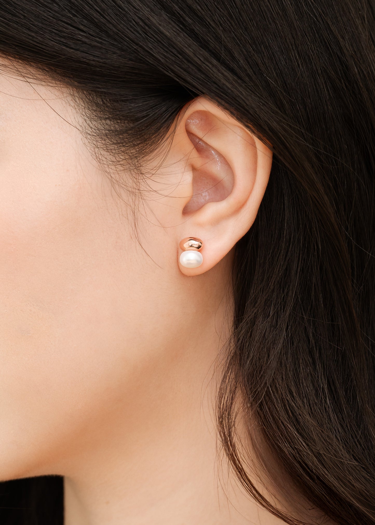 Glintz Pebble Pearl Earrings