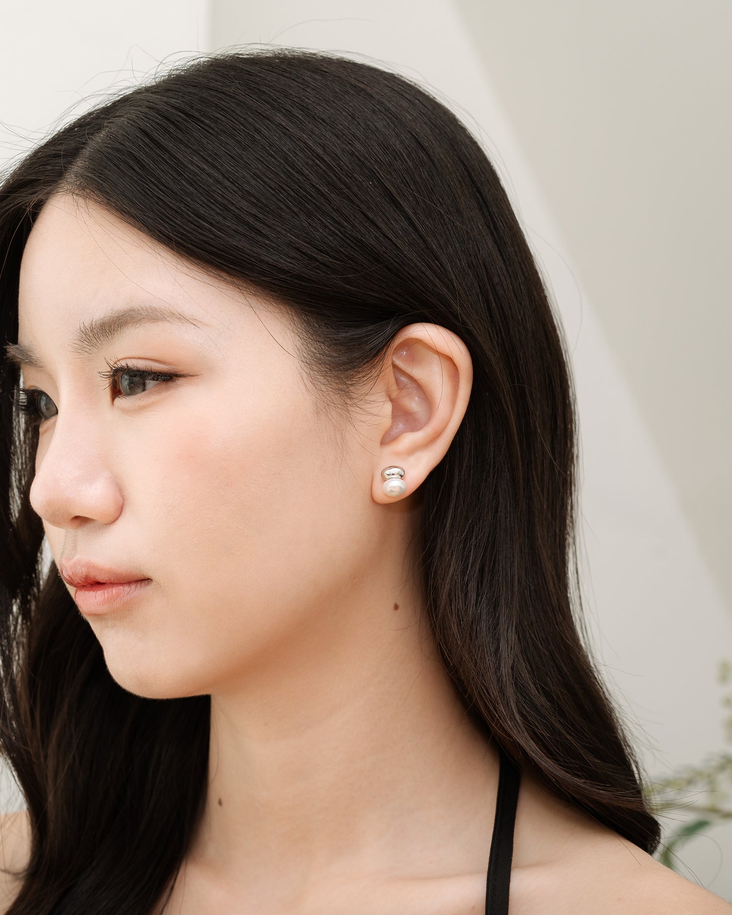 Glintz Pebble Pearl Earrings
