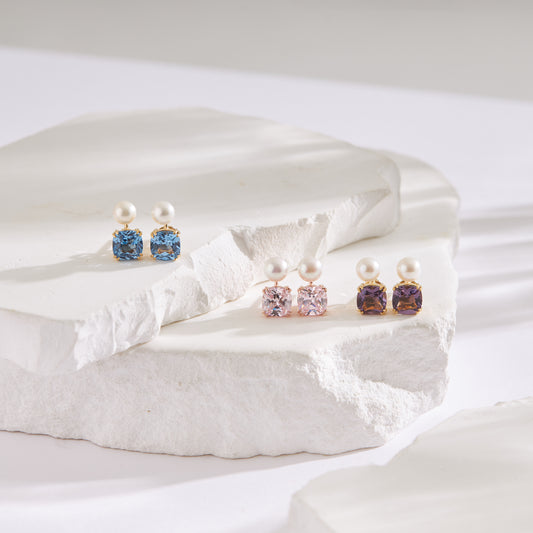 Glintz Amira Dainty Stud Earrings