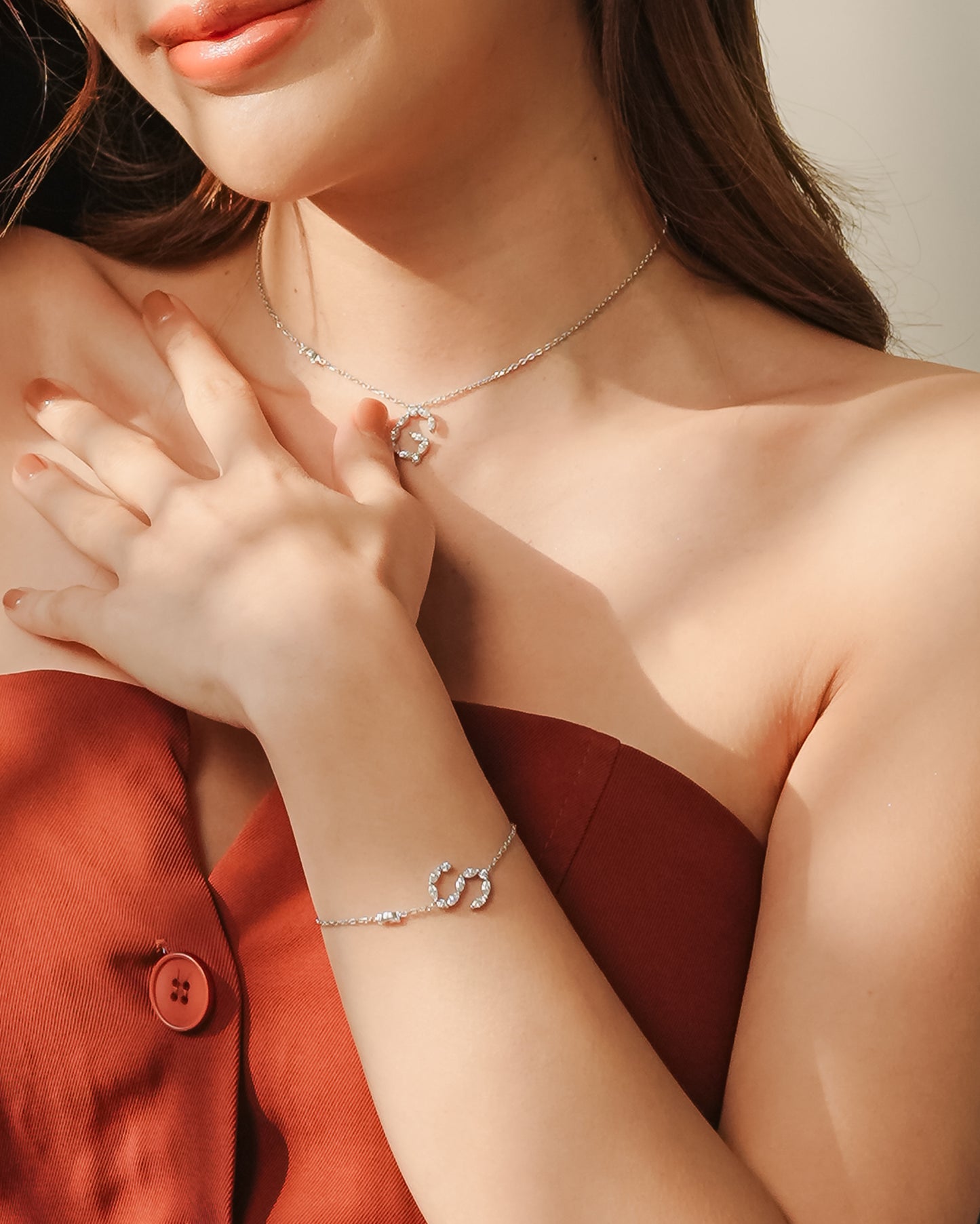 Dreamlight Letter Charms Bracelet