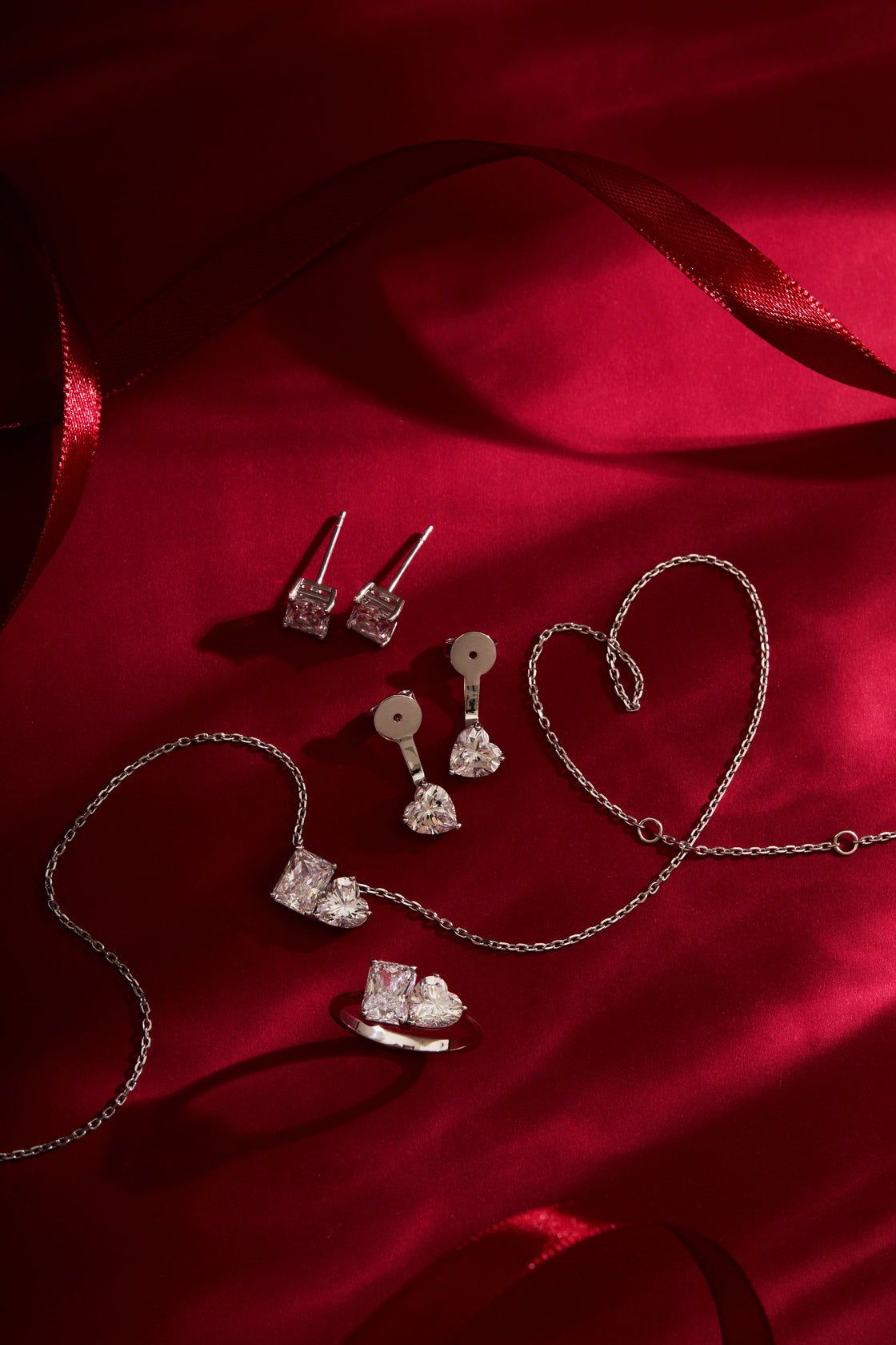 Glintz Toi Et Moi Love Earrings