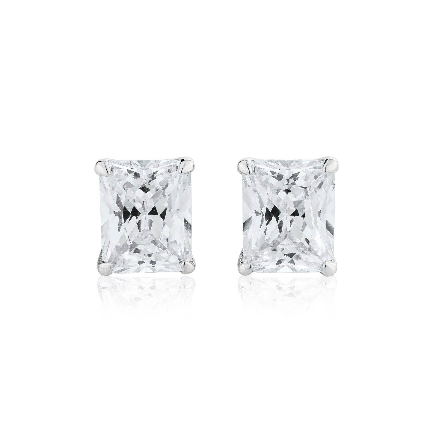 Glintz Bijoux Bisou Brilliant Cut Studs 8x10mm Earrings