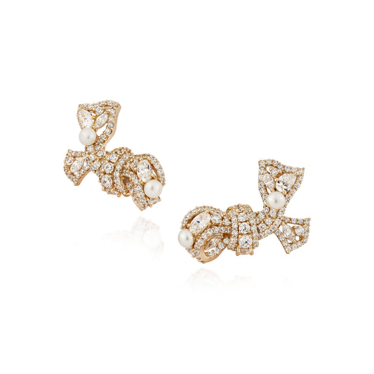 Glintz Scintilla Bow Earrings