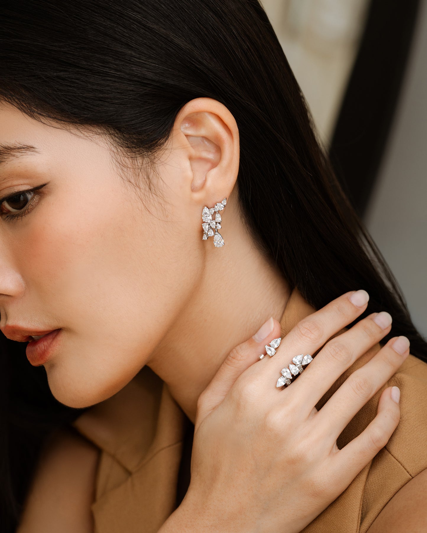Glintz Lumen Statement Earrings