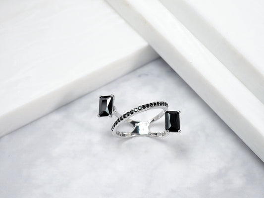 Glintz Skyrise All Black Ring