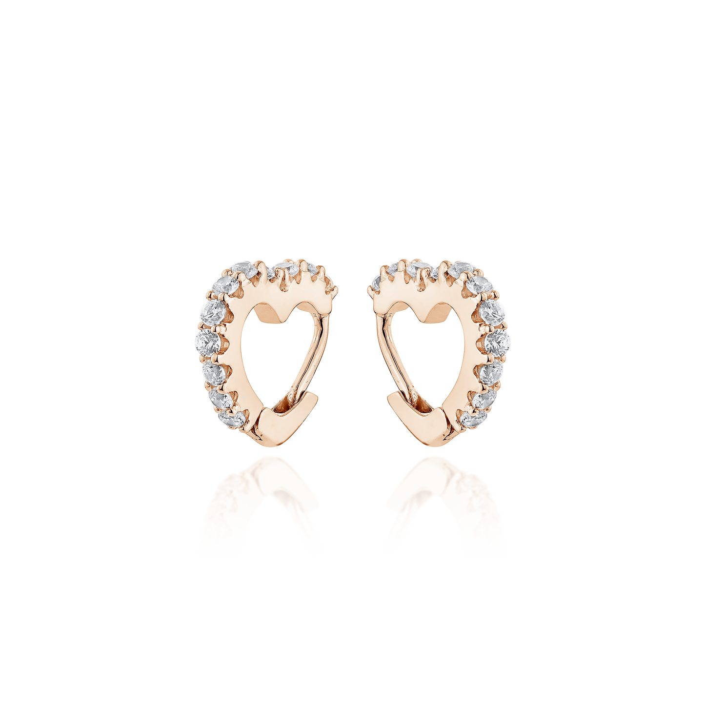 Glintz Hearty Heart Diamond Edition Huggies 11mm