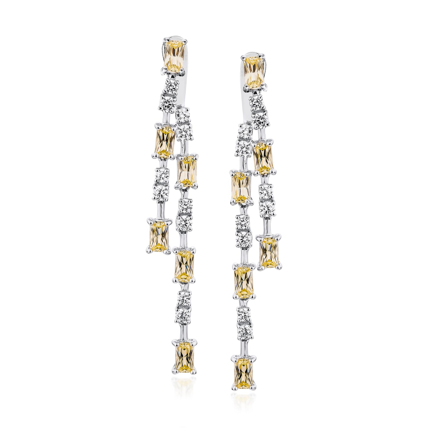 Glintz Chime Earrings in Canary