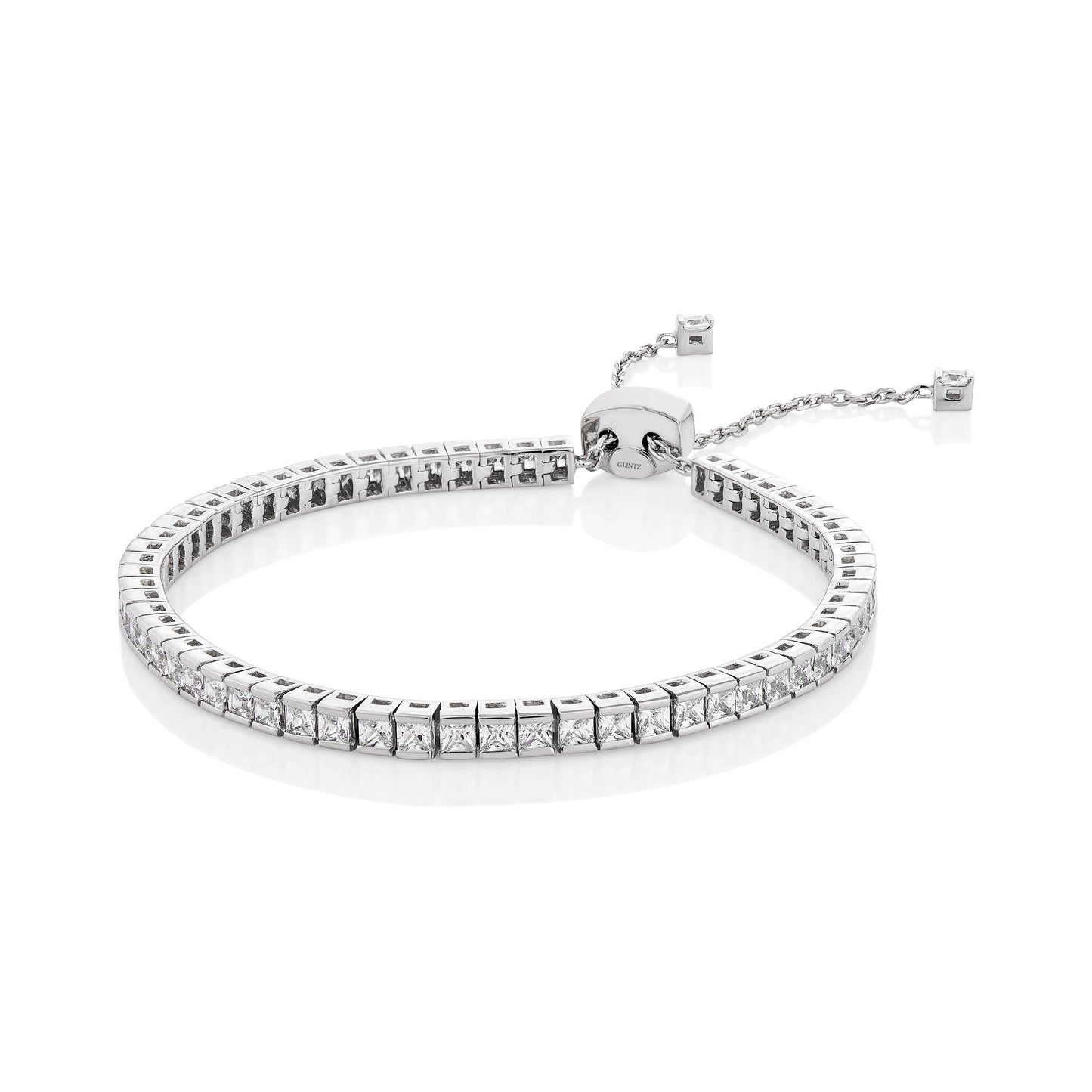 Glintz Stardust Shine Bracelet Pull Bracelet Princess Cut Small 3mm