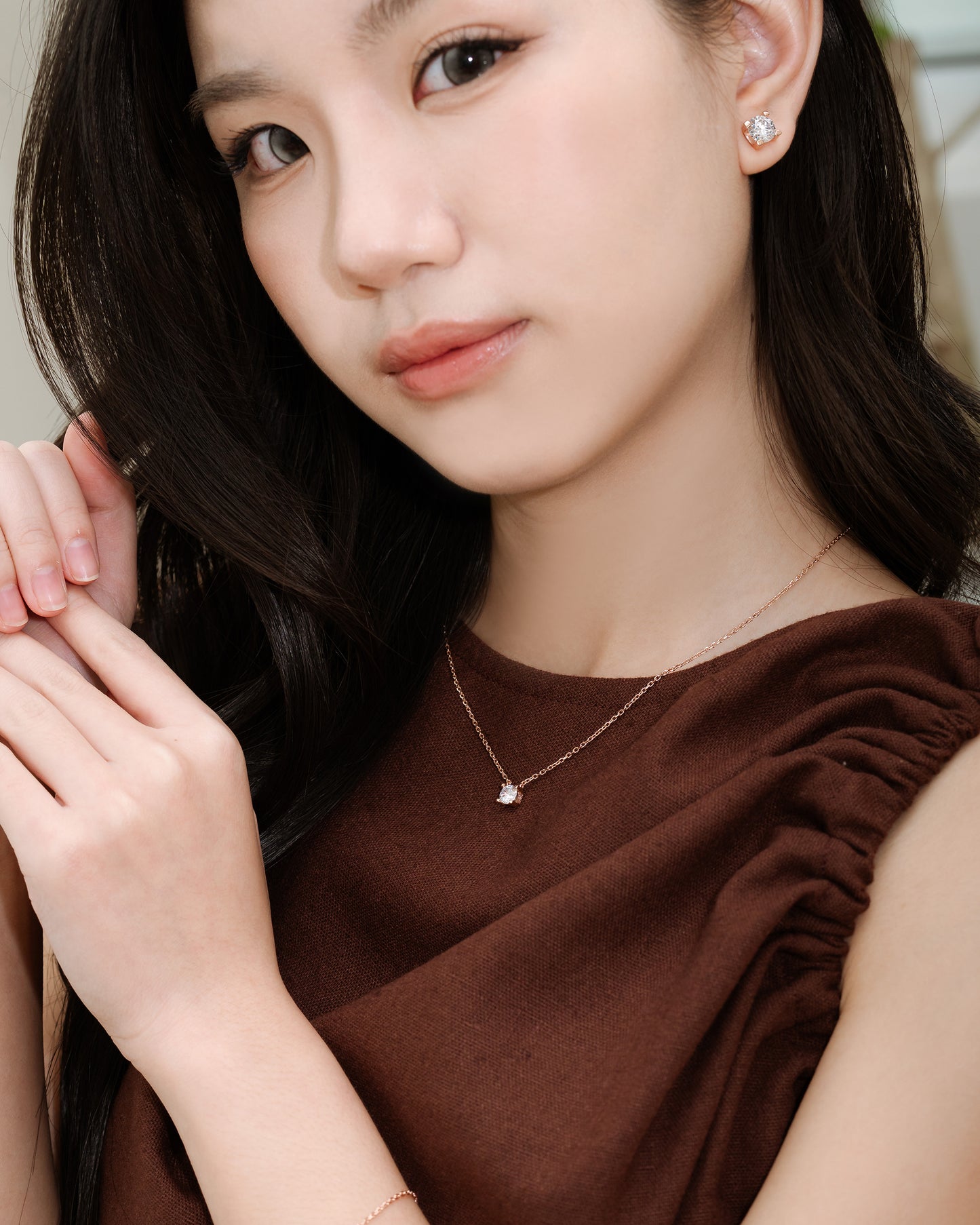 Glintz Ultra Basic Simple Necklace
