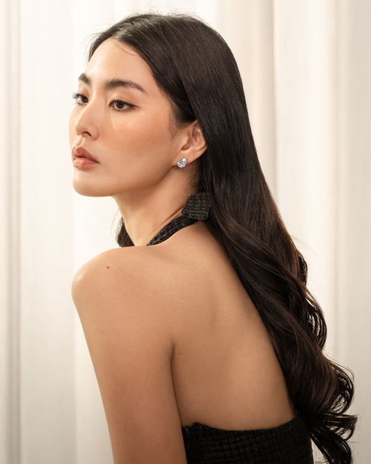 Glintz Eternal Pear Stud Earrings