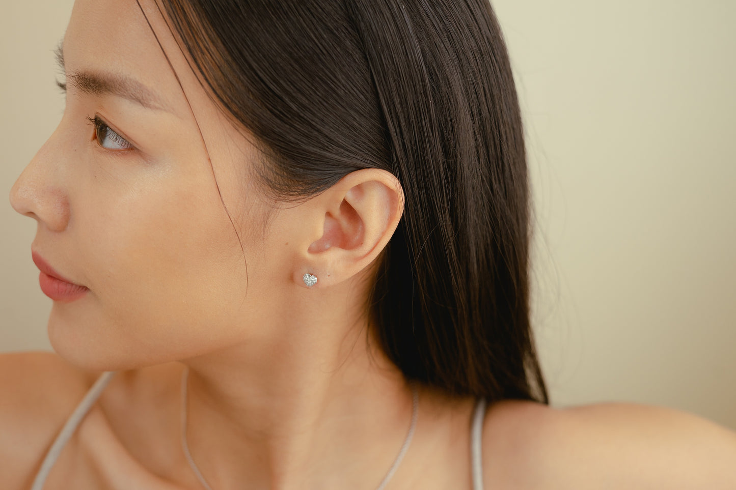 Glintz Love Lust Dainty Heart Stud Earrings