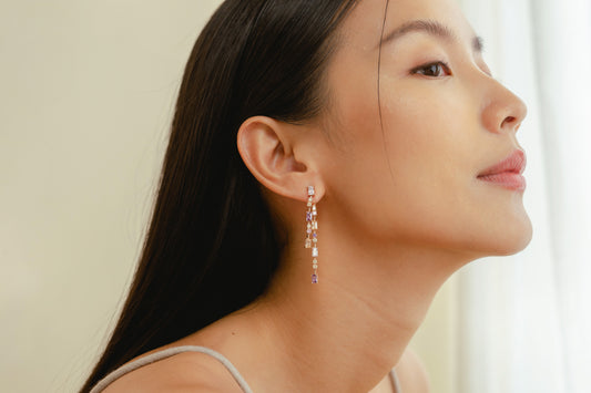 Glintz Chime Earrings in Cotton Candy