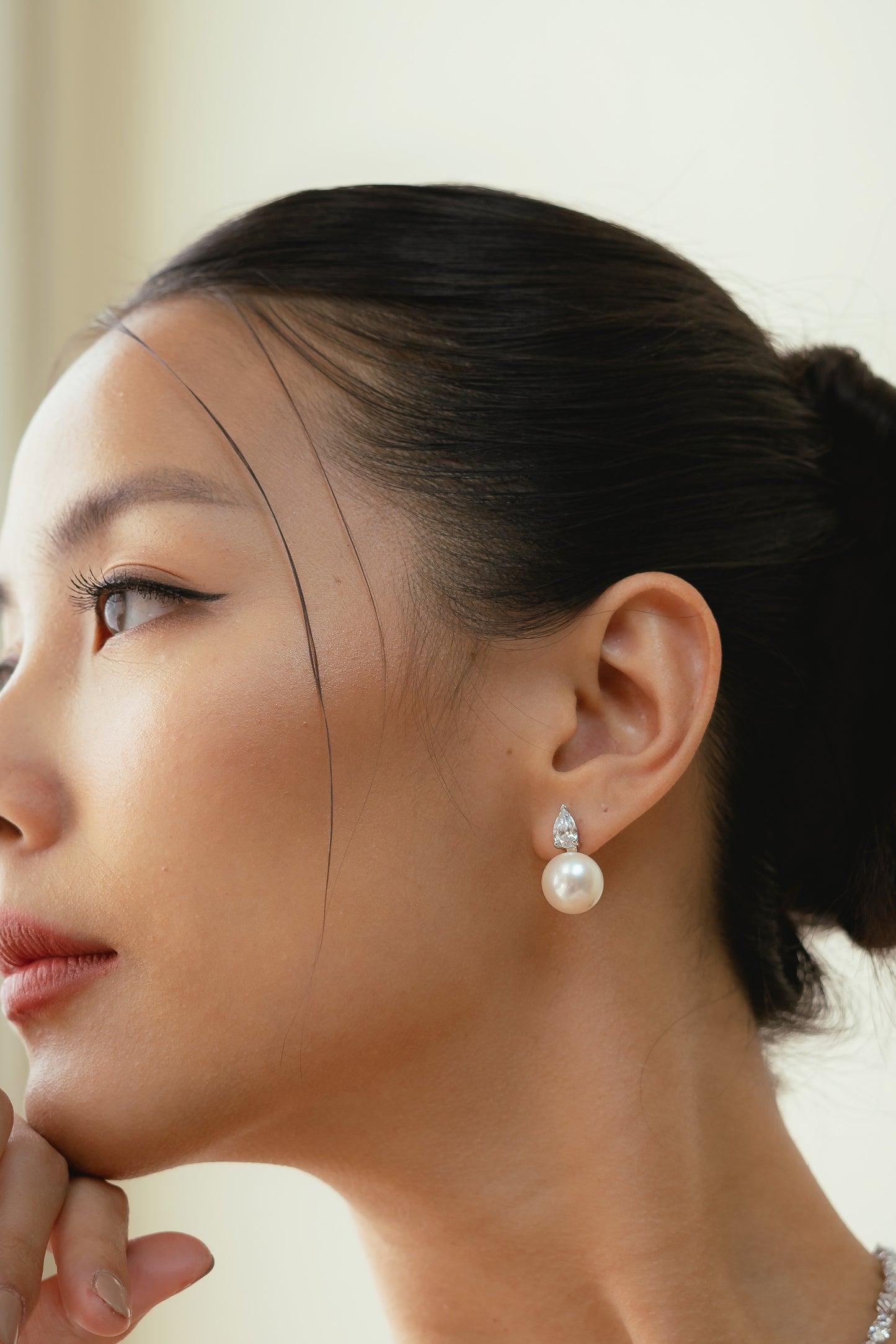 Glintz Pearl De'Fancy Pear Fresh Water Pearl Drop Earrings