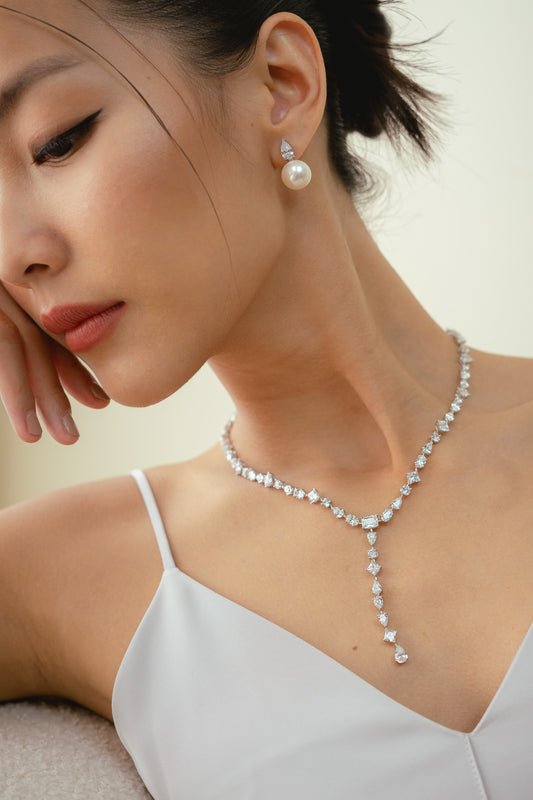 Glintz Pearl De'Fancy Pear Fresh Water Pearl Drop Earrings