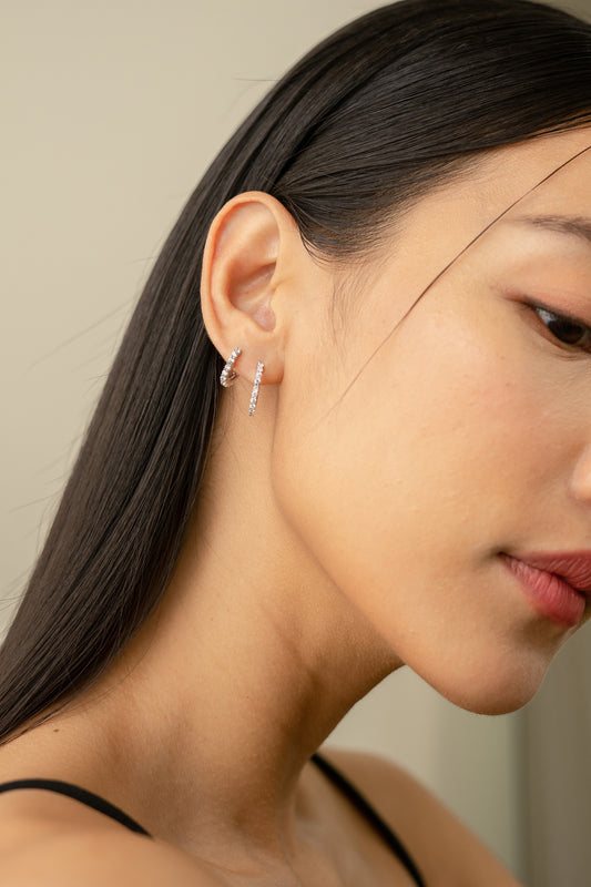 Glintz Hearty Heart Diamond Edition Huggies 15mm