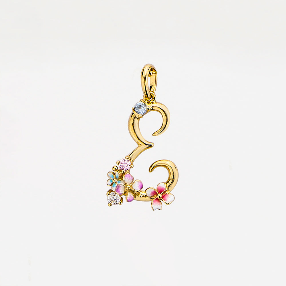 Glintz Modern Tales initial necklace with option of 18K gold plated silver chain or pearl Fresh water Pearl necklace, enamel Monogram Necklace, Letter Necklace, Bridesmaid Gifts