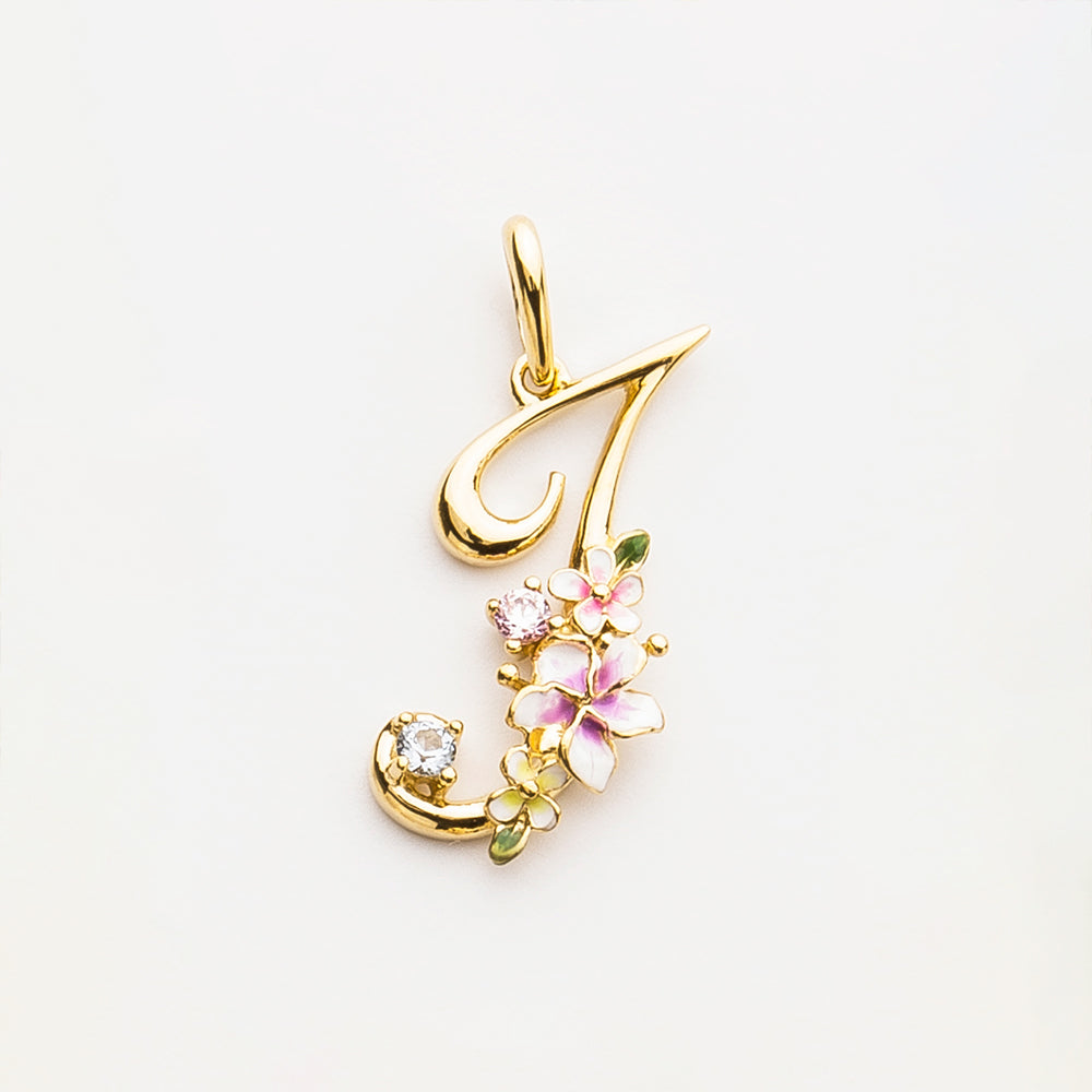 Glintz Modern Tales initial necklace with option of 18K gold plated silver chain or pearl Fresh water Pearl necklace, enamel Monogram Necklace, Letter Necklace, Bridesmaid Gifts