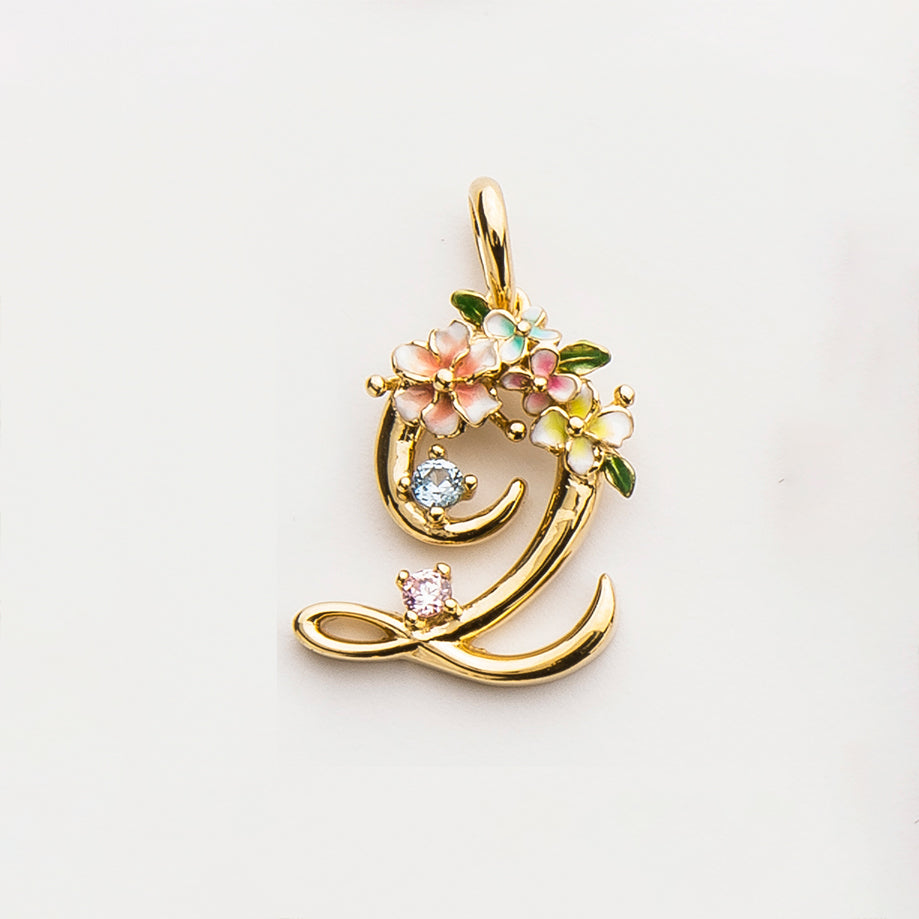 Glintz Modern Tales initial necklace with option of 18K gold plated silver chain or pearl Fresh water Pearl necklace, enamel Monogram Necklace, Letter Necklace, Bridesmaid Gifts