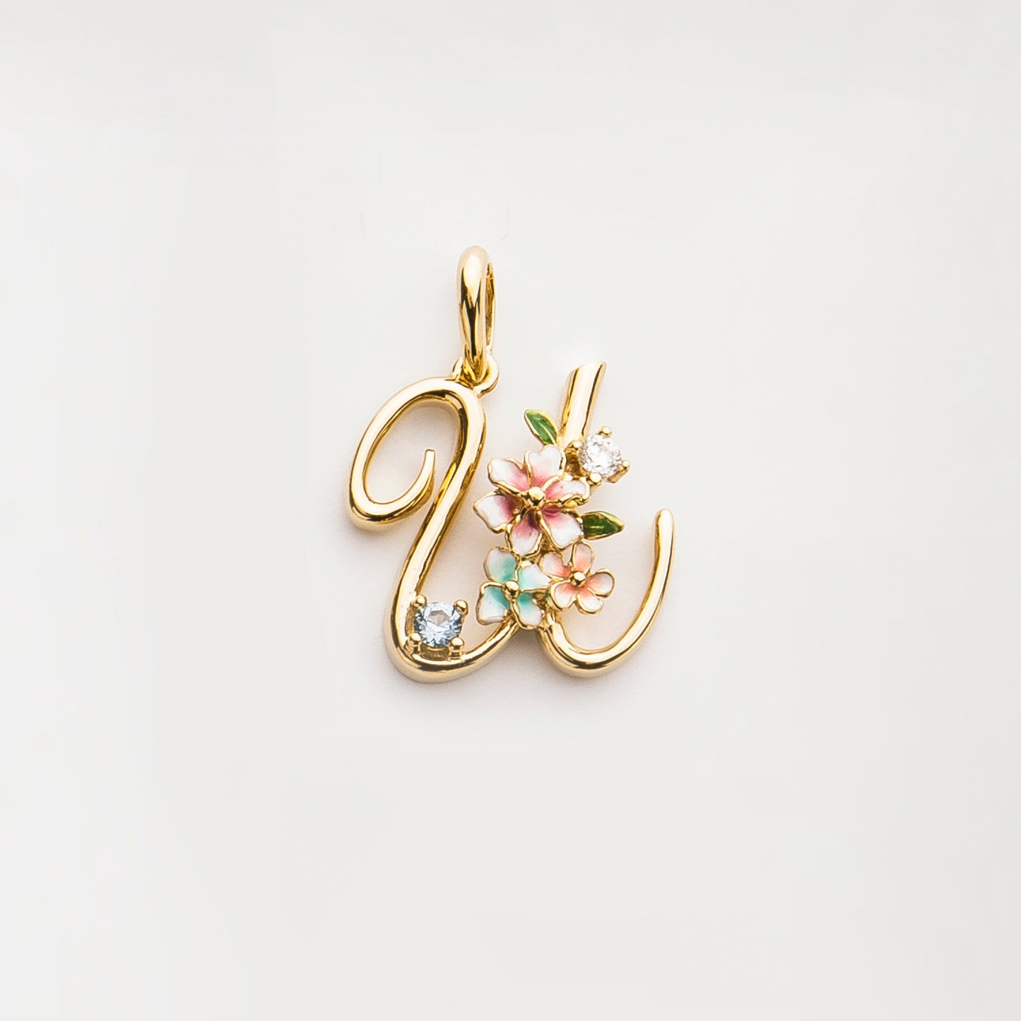 Glintz Modern Tales initial necklace with option of 18K gold plated silver chain or pearl Fresh water Pearl necklace, enamel Monogram Necklace, Letter Necklace, Bridesmaid Gifts