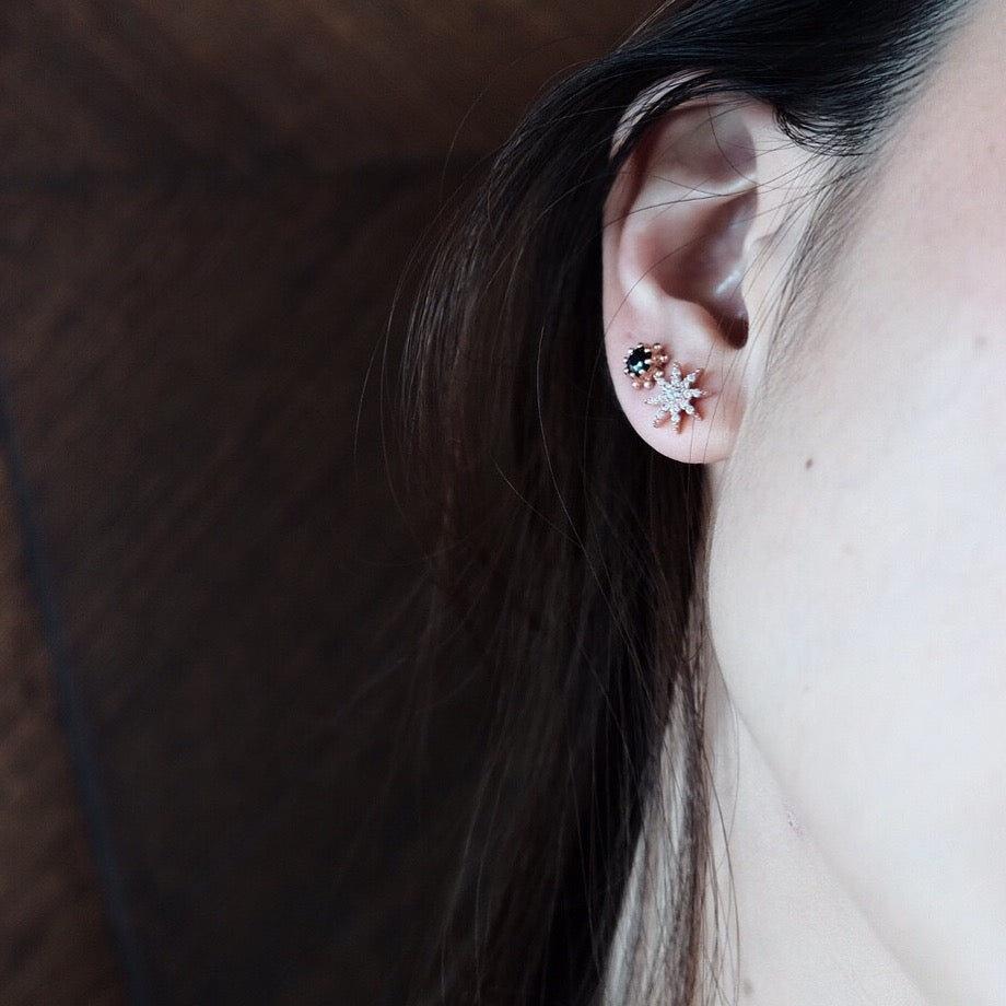 Glintz Luminous Star Stud Earrings