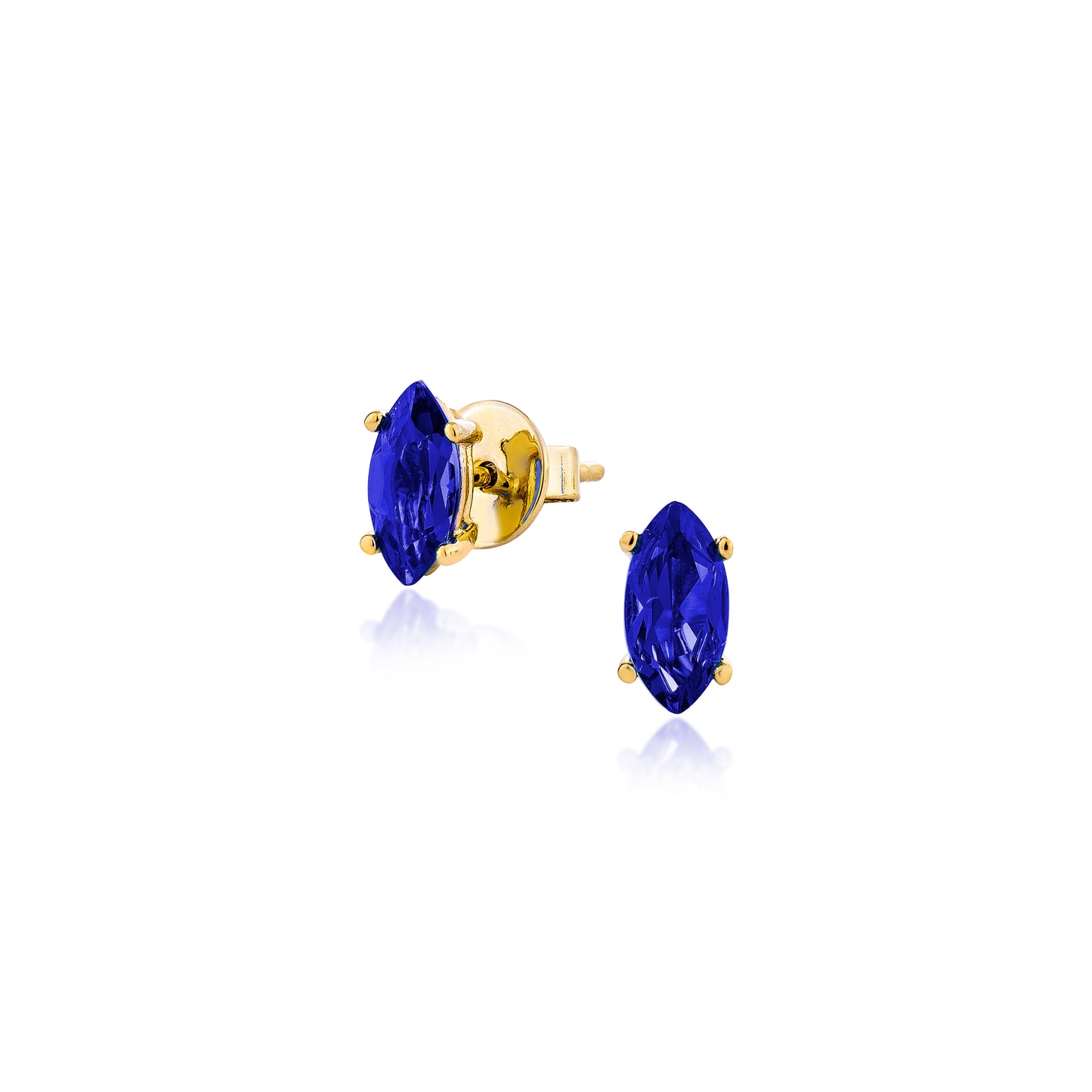 Glintz Bijoux Bisou Marquise Studs 4x8mm Earrings in muli-Color