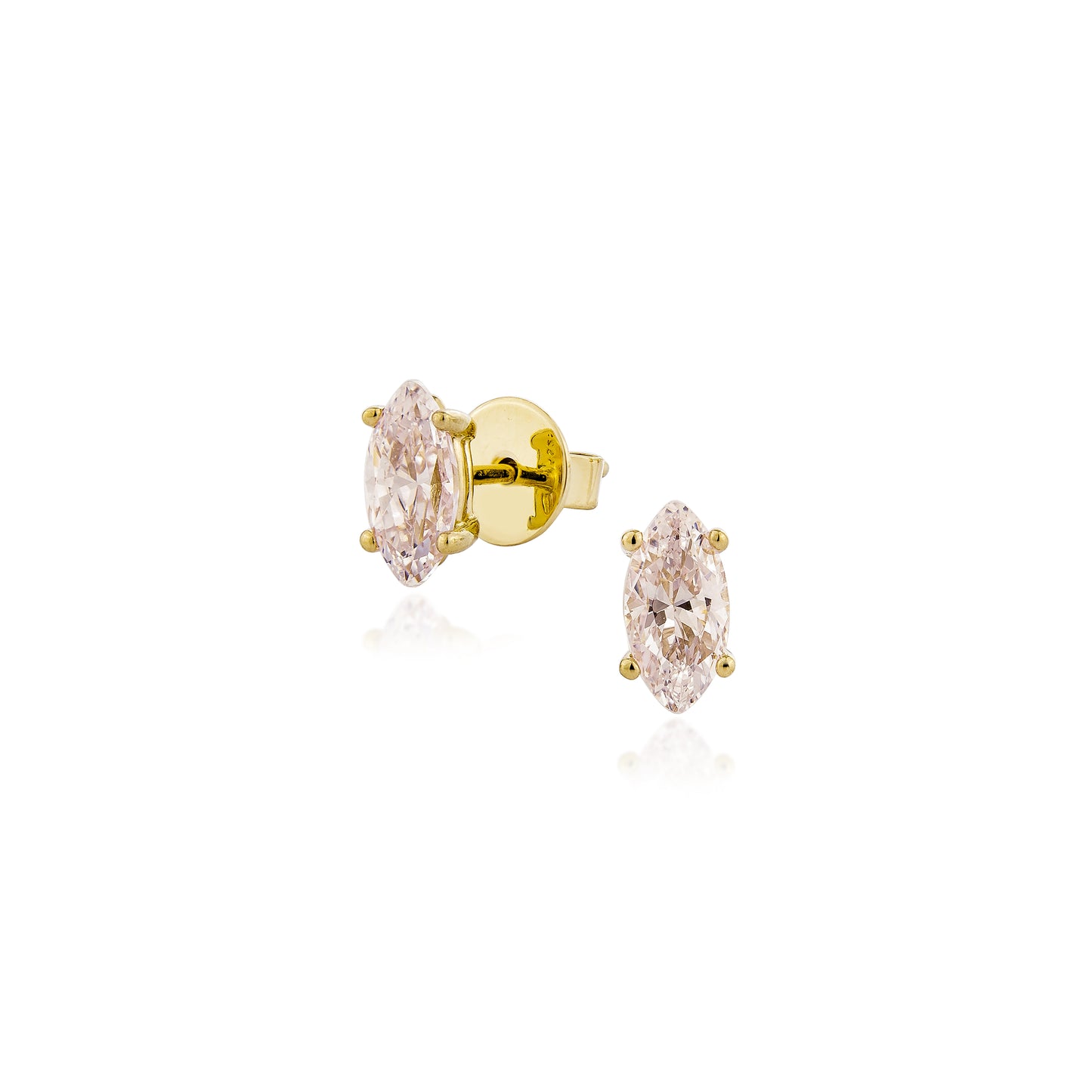 Glintz Bijoux Bisou Marquise Studs 4x8mm Earrings in muli-Color