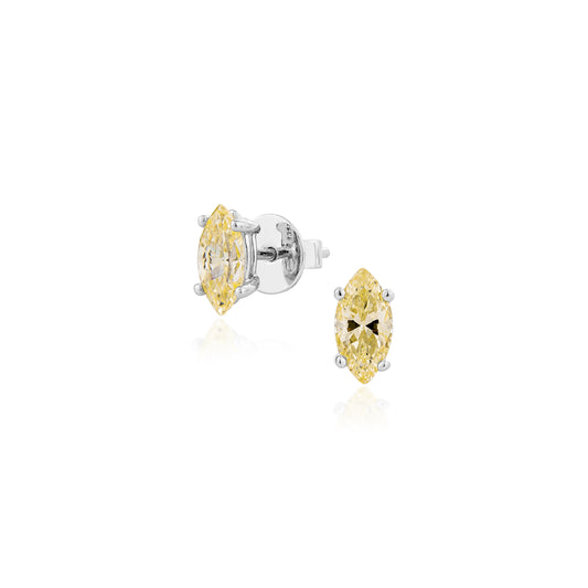 Glintz Bijoux Bisou Marquise Studs 4x8mm Earrings in muli-Color