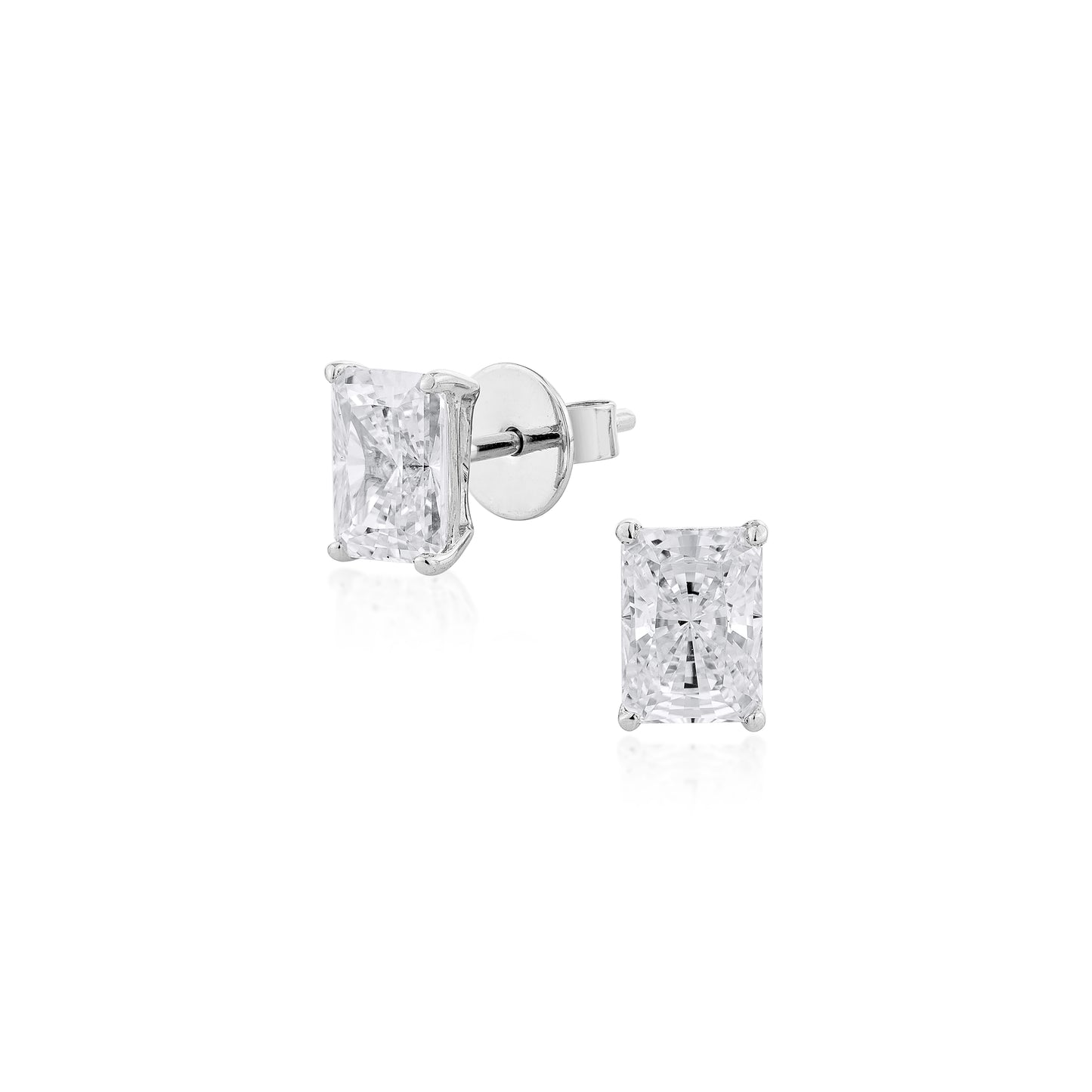 Glintz Bijoux Bisou Brilliant Cut Studs 5x7mm Earrings