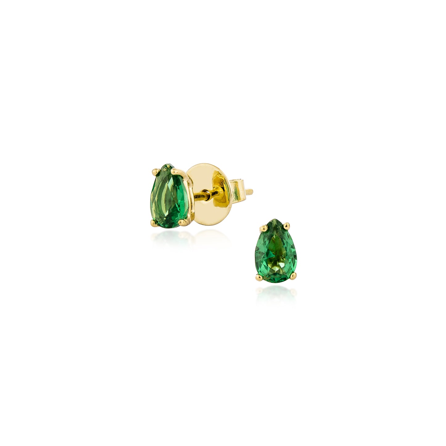 Glintz Bijoux Bisou Pear Cut Studs 4x6mm Earrings in Multi Color