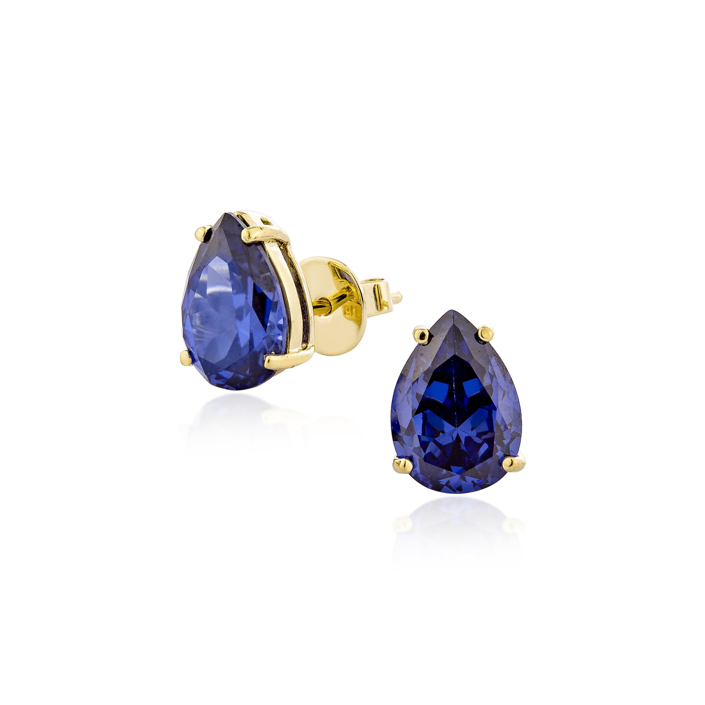 Glintz Bijoux Bisou Pear Cut Studs7x9mm Earrings in muli-Color