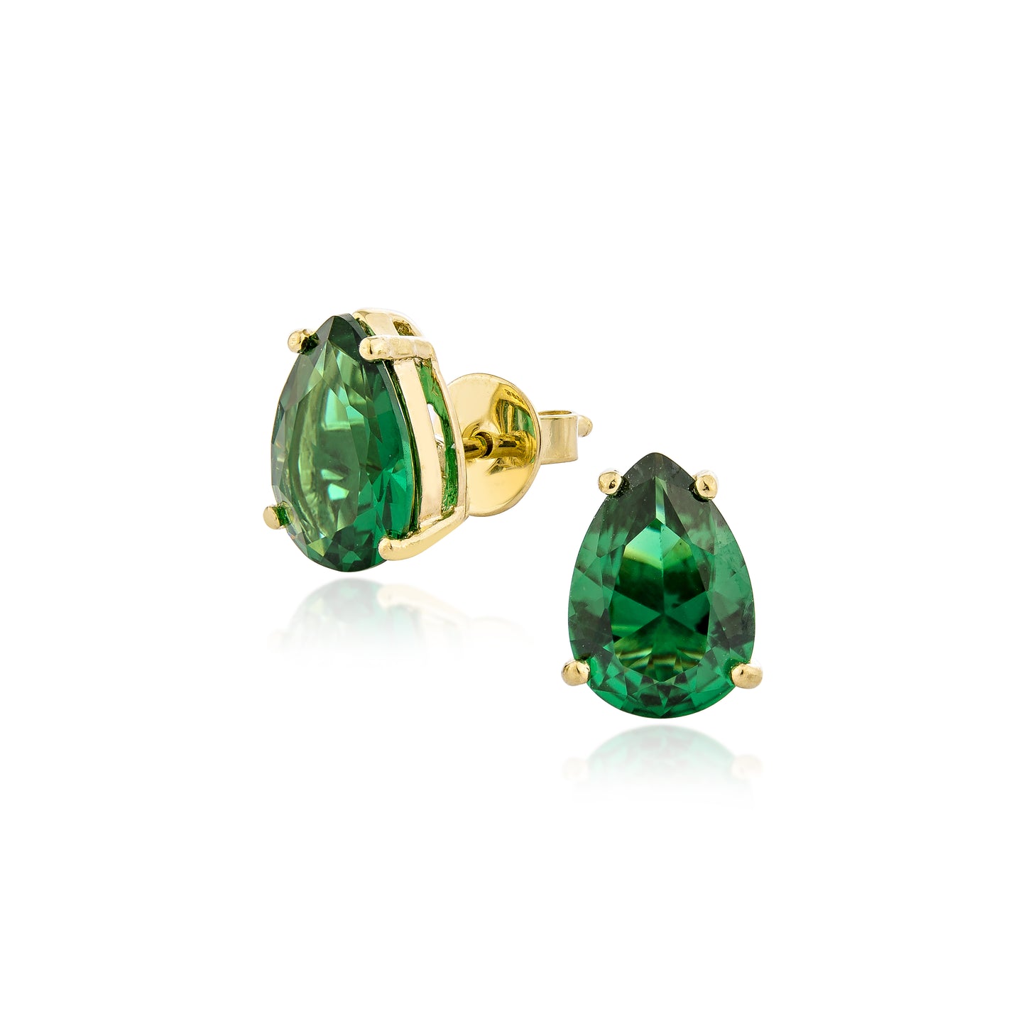 Glintz Bijoux Bisou Pear Cut Studs7x9mm Earrings in muli-Color