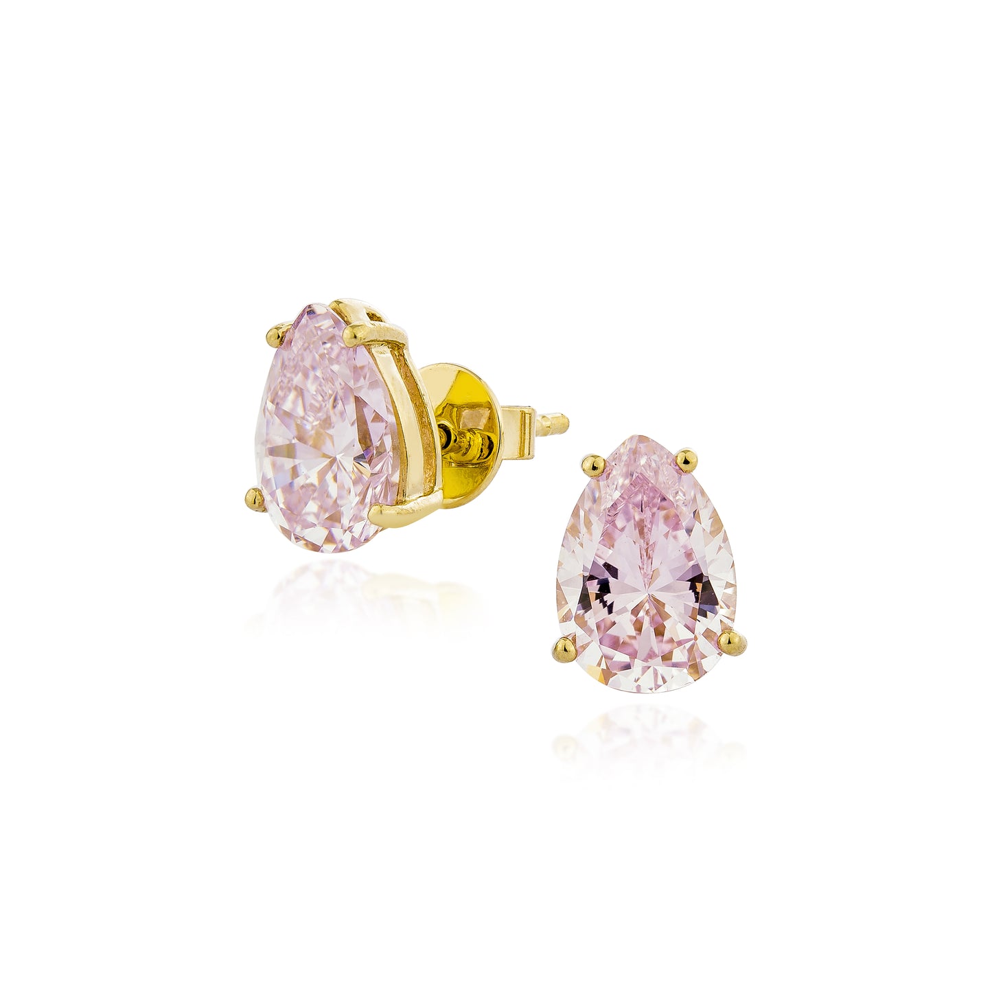 Glintz Bijoux Bisou Pear Cut Studs7x9mm Earrings in muli-Color