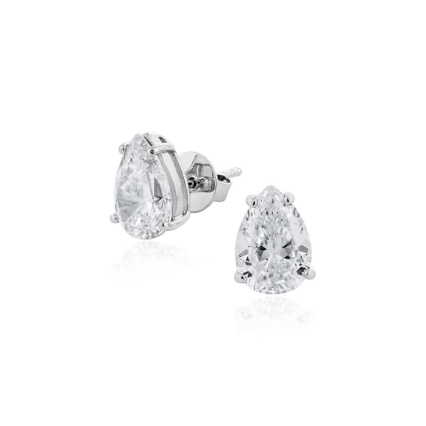 Glintz Bijoux Bisou Pear Cut Studs7x9mm Earrings in muli-Color