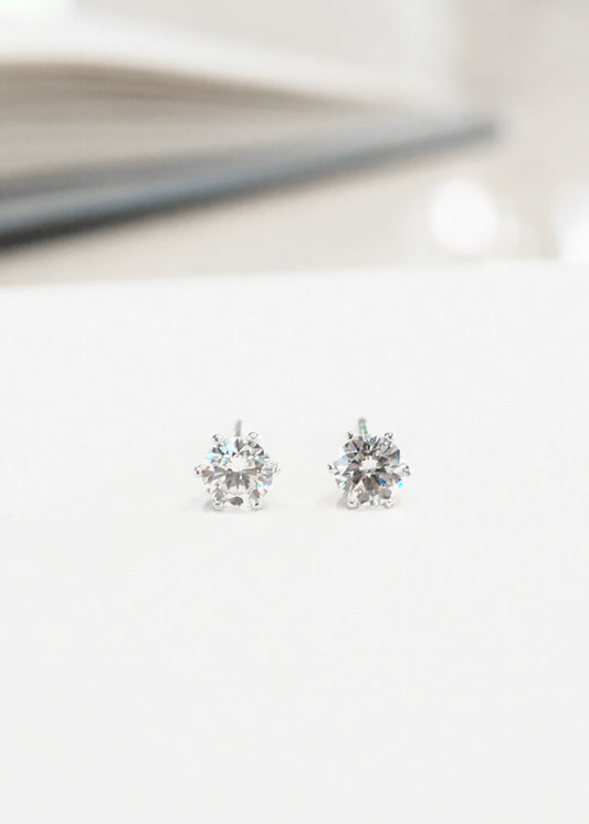 Glintz Bijoux Bisou Round Studs 3mm Earrings