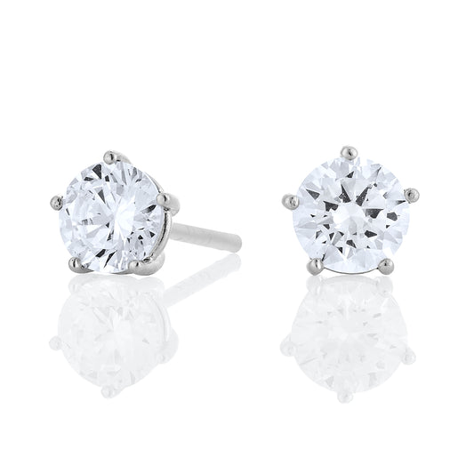 Glintz Bijoux Bisou Round Studs 6mm Earrings