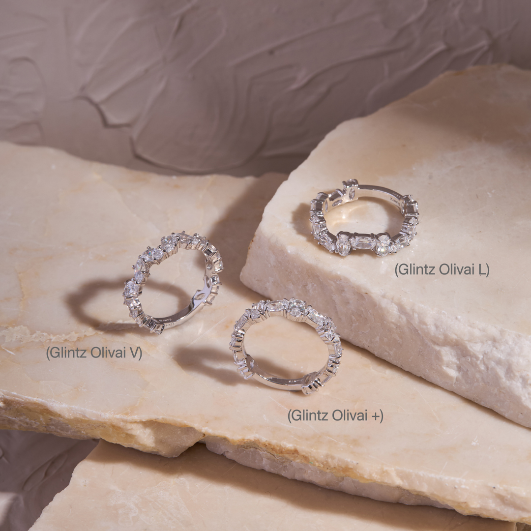 Glintz Olivia V Ring