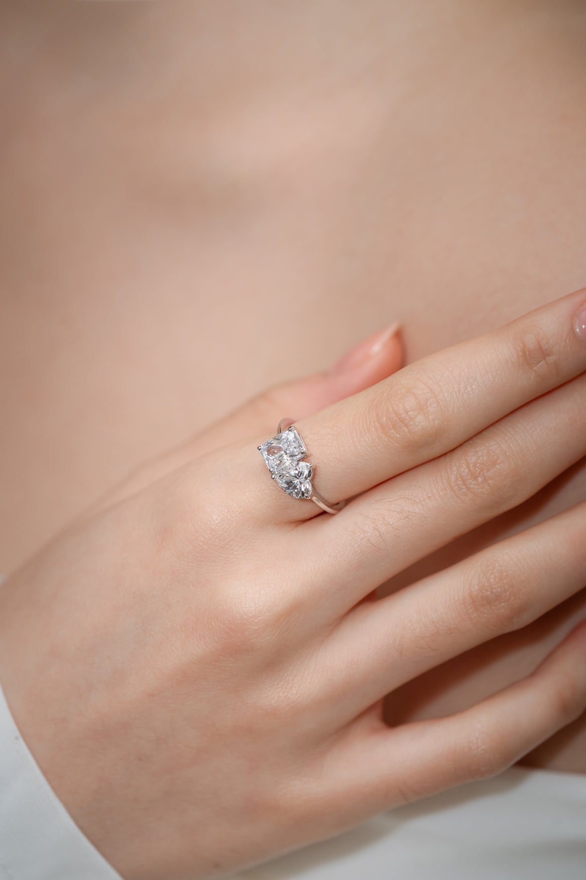 Glintz Toi et Moi Love Ring