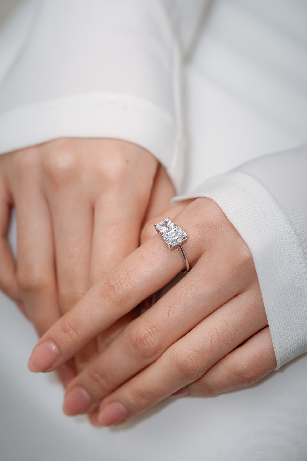 Glintz Toi et Moi Cherish Ring