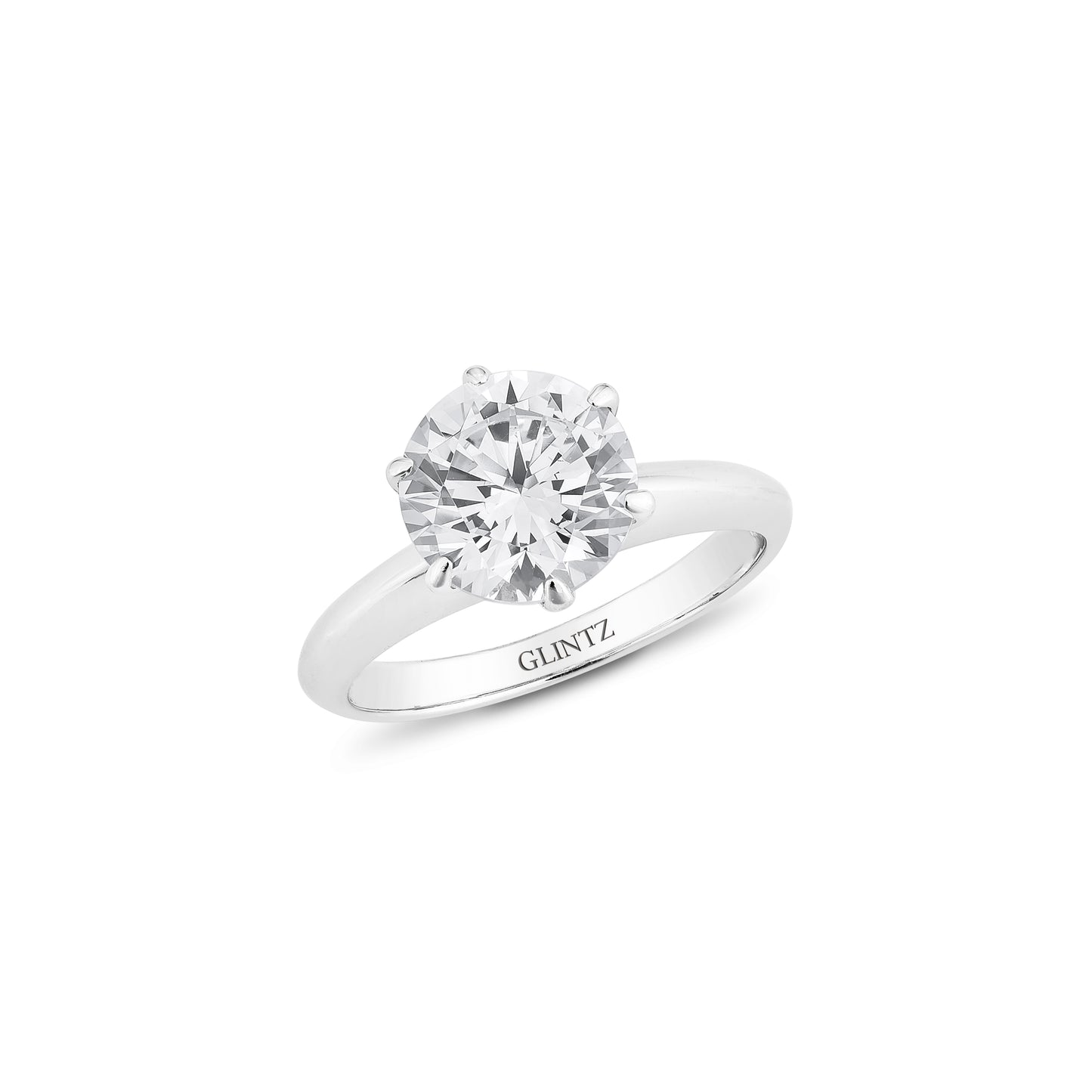 Glintz Tilda Round Brilliant Cut Ring