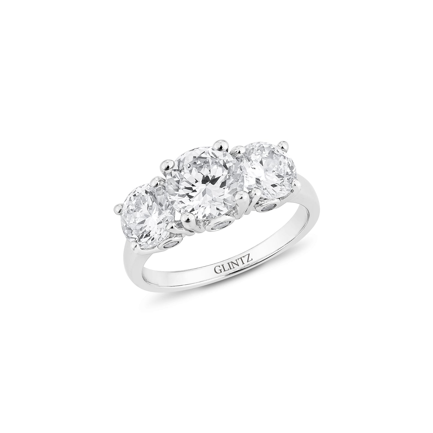 Glintz Tilda Triple Round Radiant Cut Ring