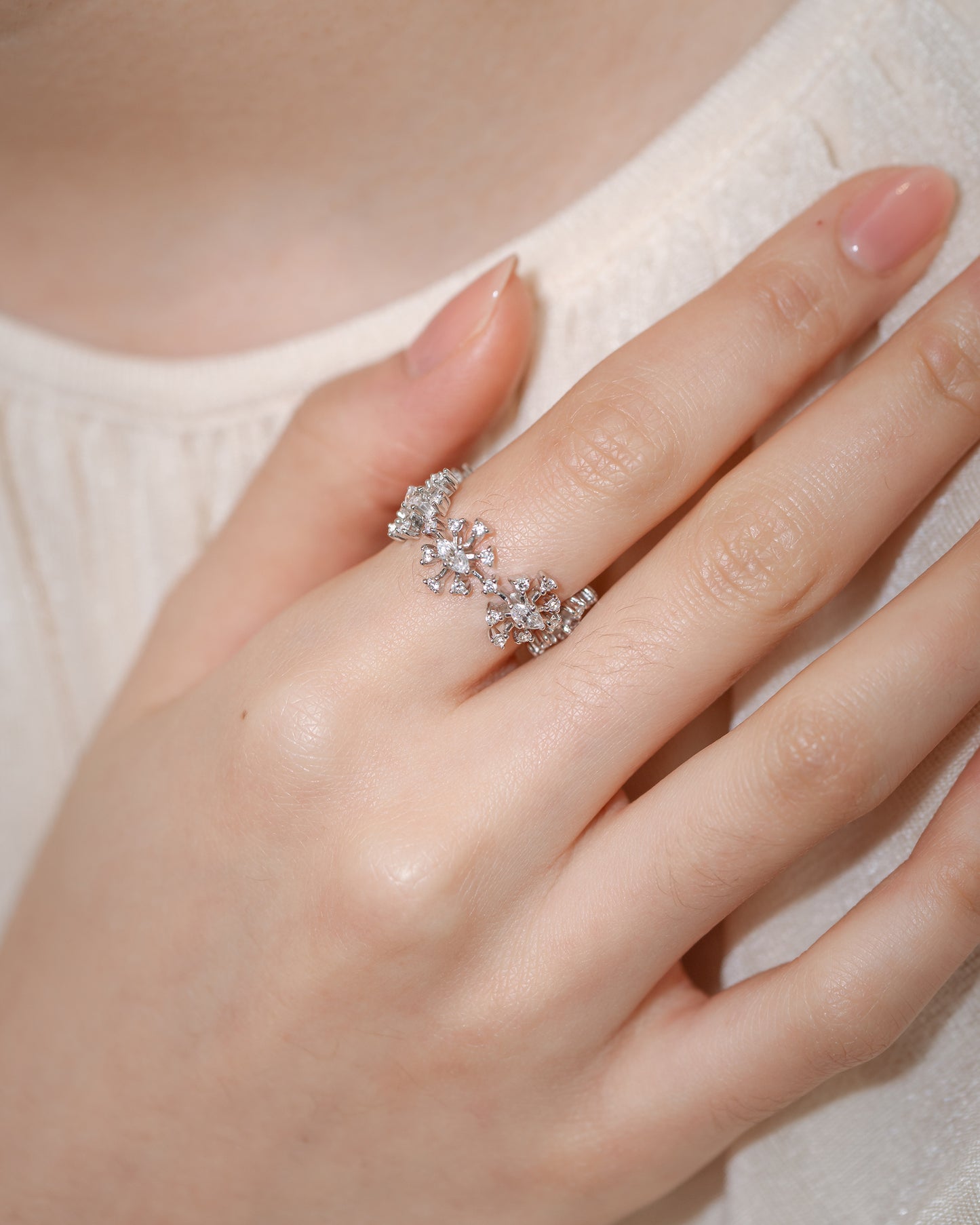 Glintz Snow Stella Ring