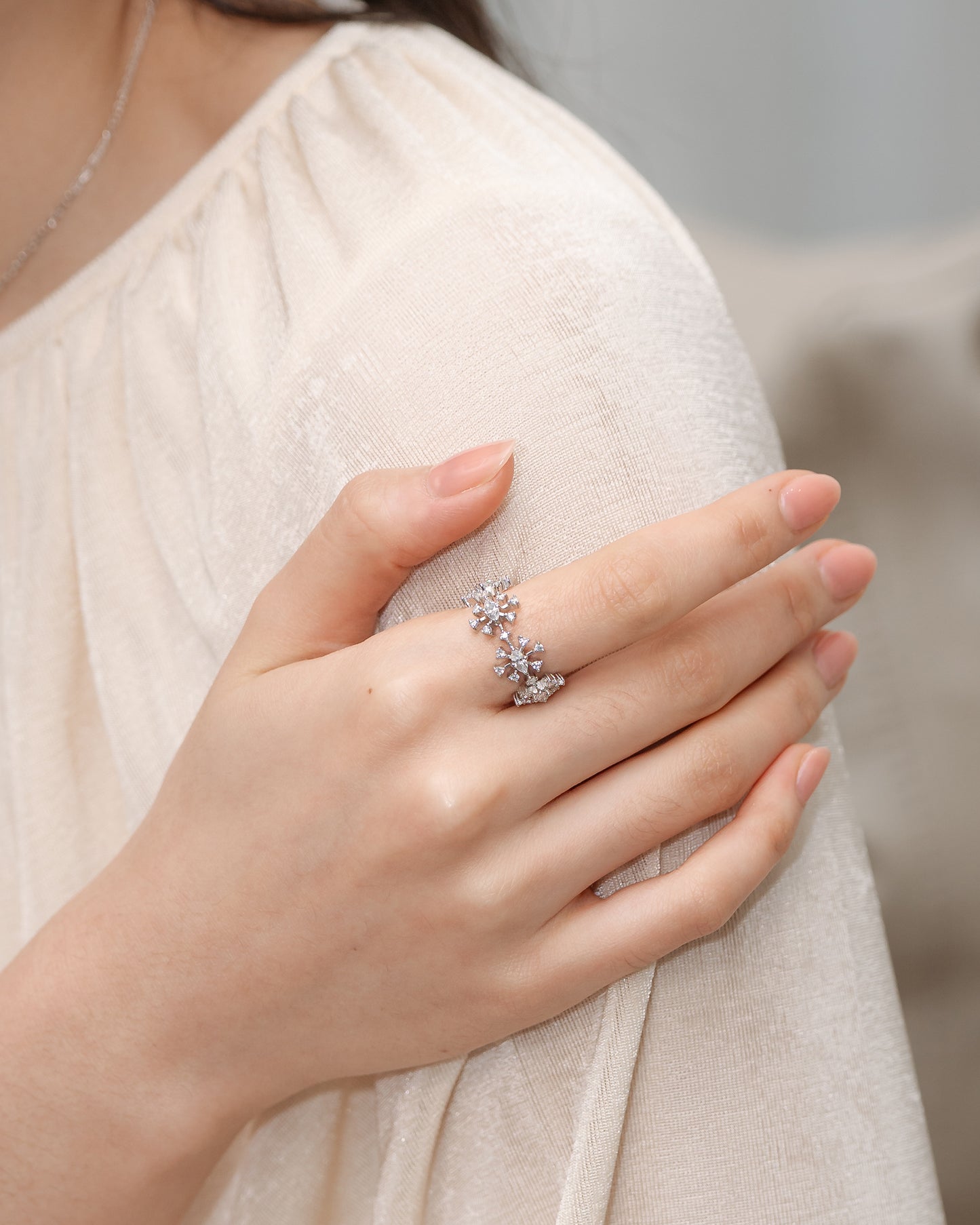 Glintz Snow Stella Ring