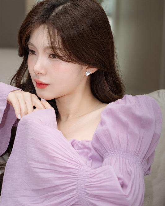 Glintz Pearla Keshi Earrings