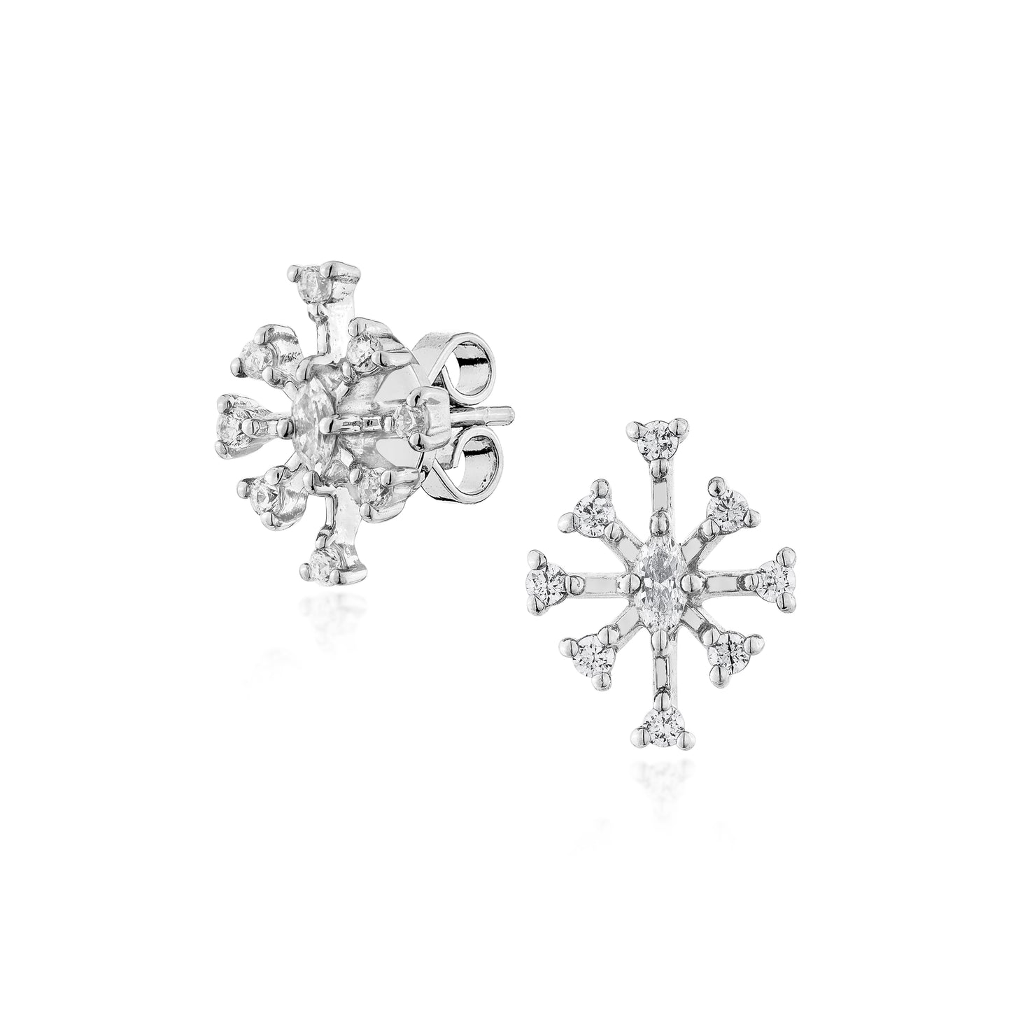 Glintz Snow Stella Stud Earrings