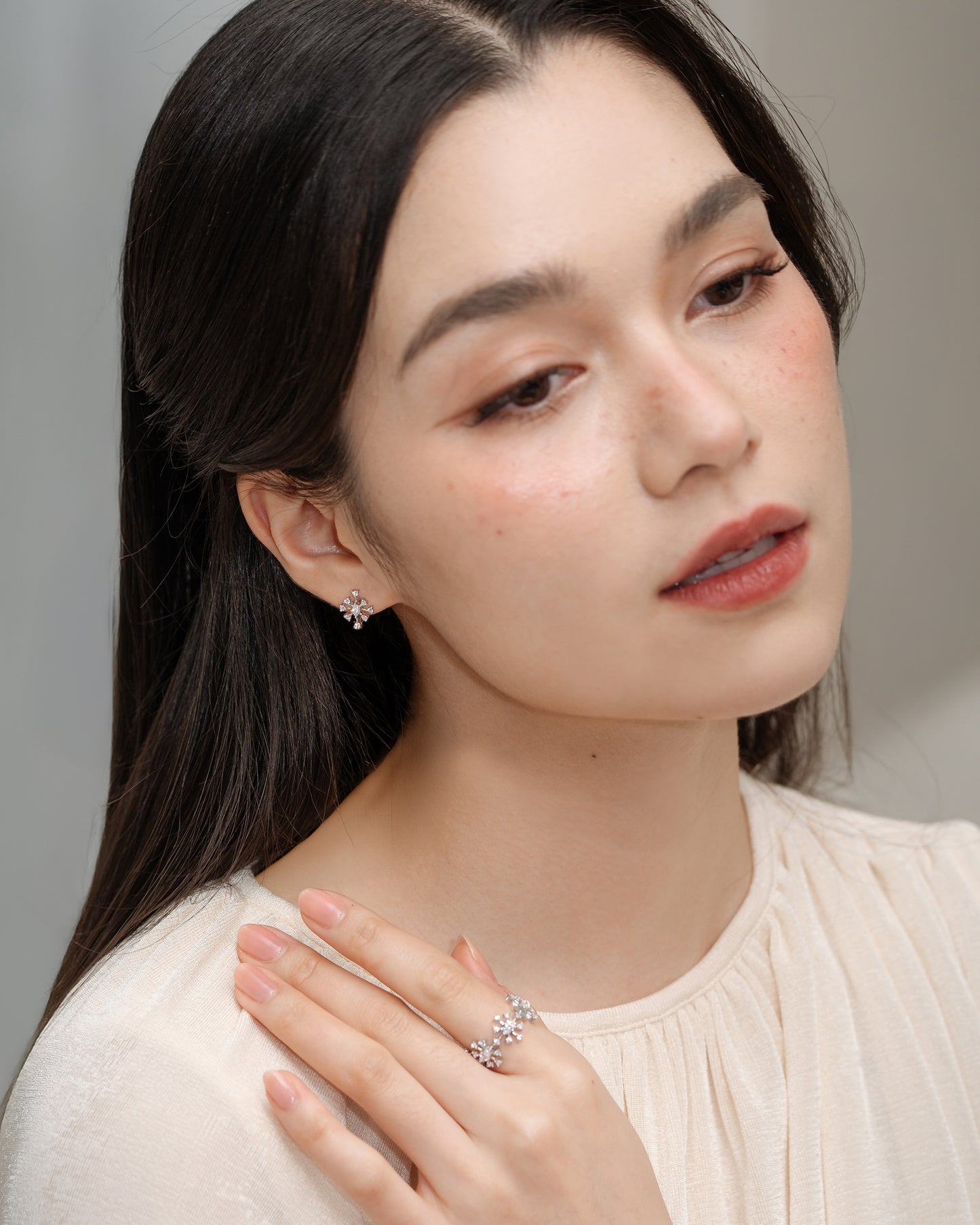 Glintz Snow Stella 4 Ways Earrings