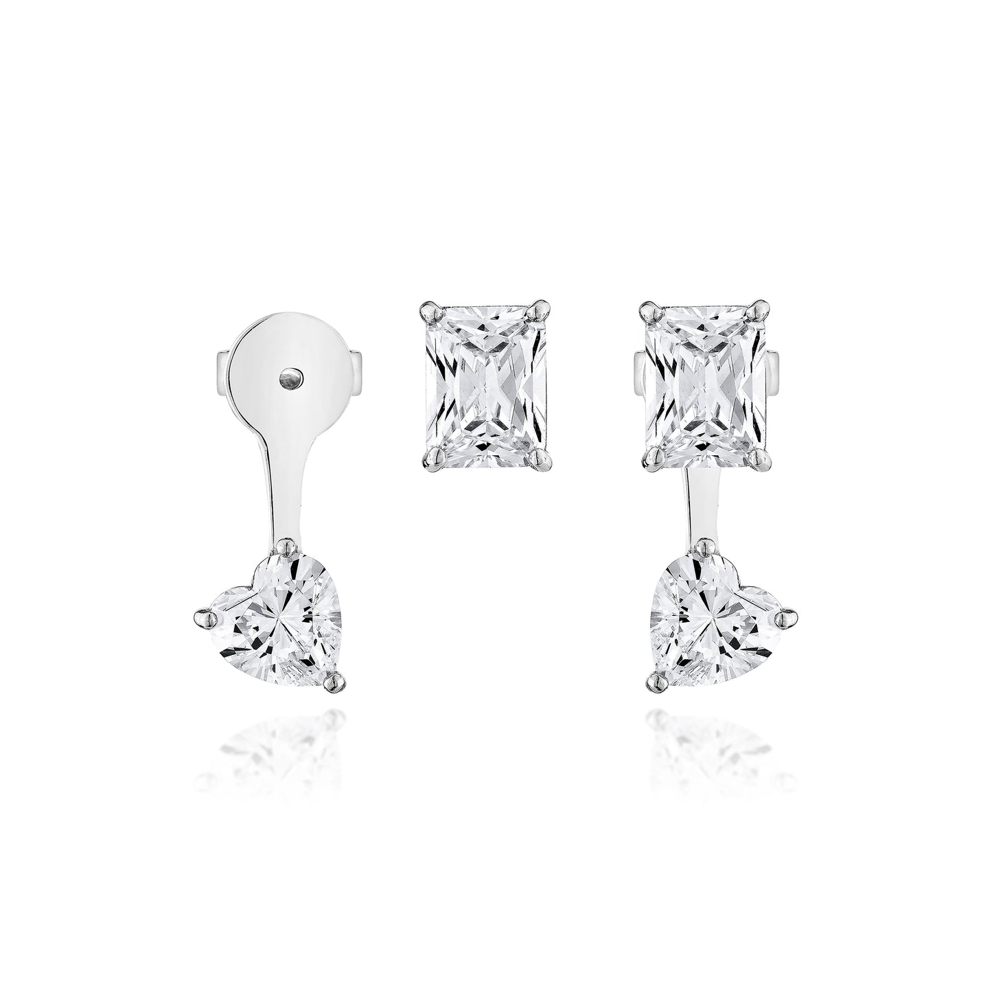Glintz Toi Et Moi Love Earrings
