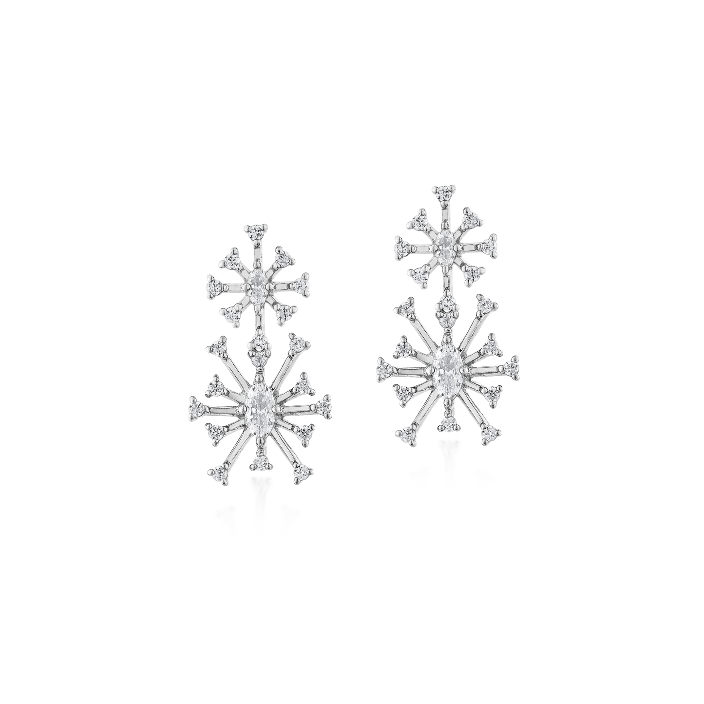 Glintz Snow Stella 4 Ways Earrings