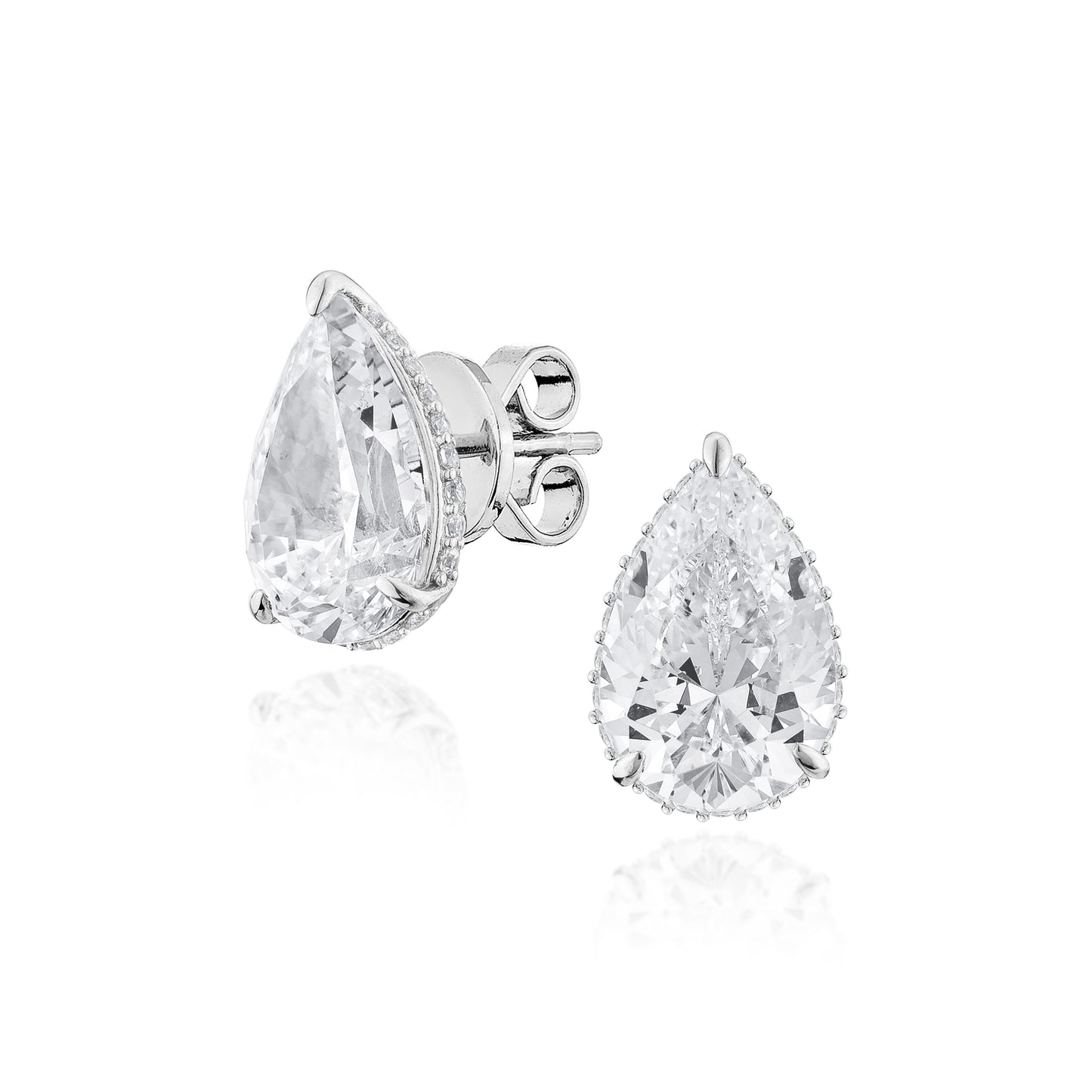 Glintz Eternal Pear Stud Earrings