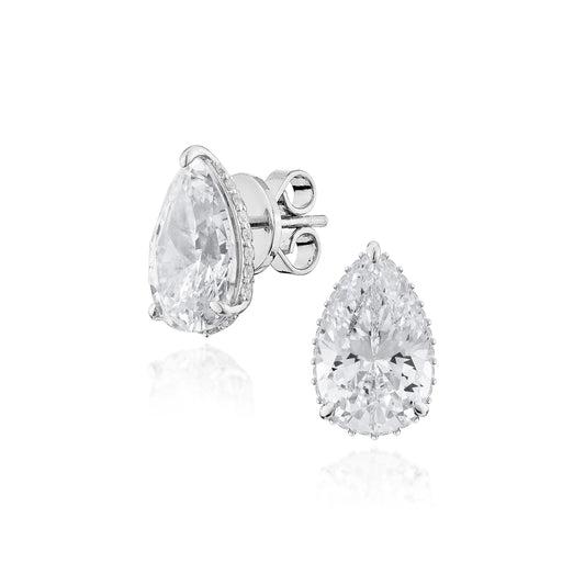 Glintz Eternal Pear Stud Earrings